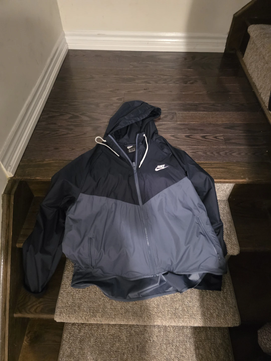 Nike Windrunner Jacket - Blue/Grey XL