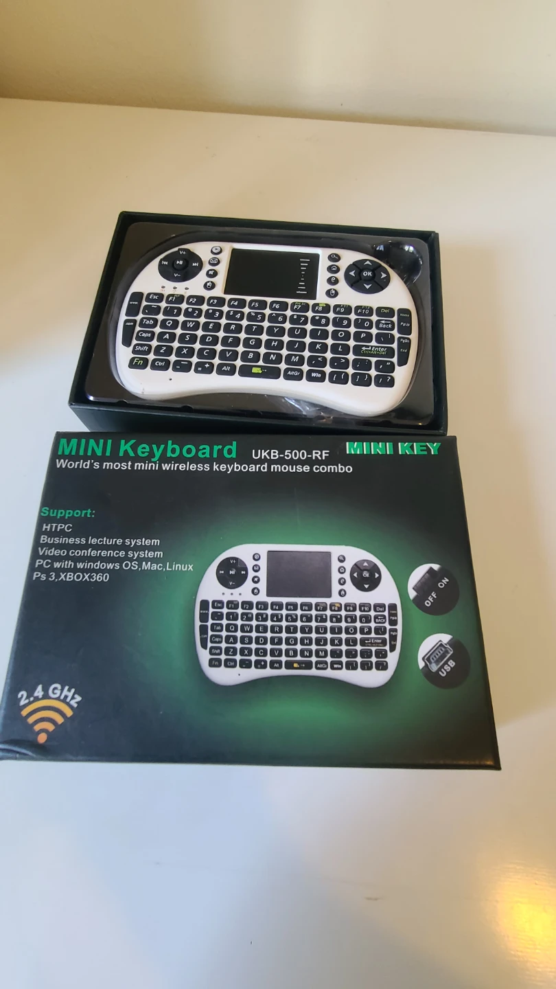 Mini Keyboard UKB-500-RF Wireless Mouse Combo - NEW - photo 2