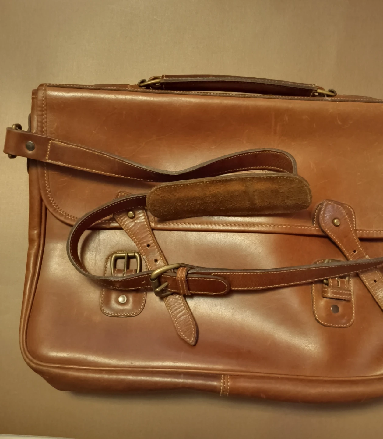 Winston & Holmes Leather Briefcase - photo 3