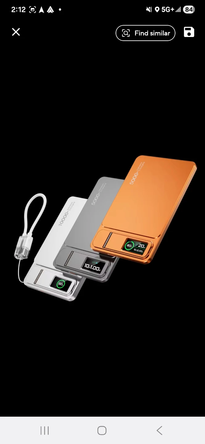 Portable Power Bank 10000mAh with Smart Display for iPhone ultra - photo 2