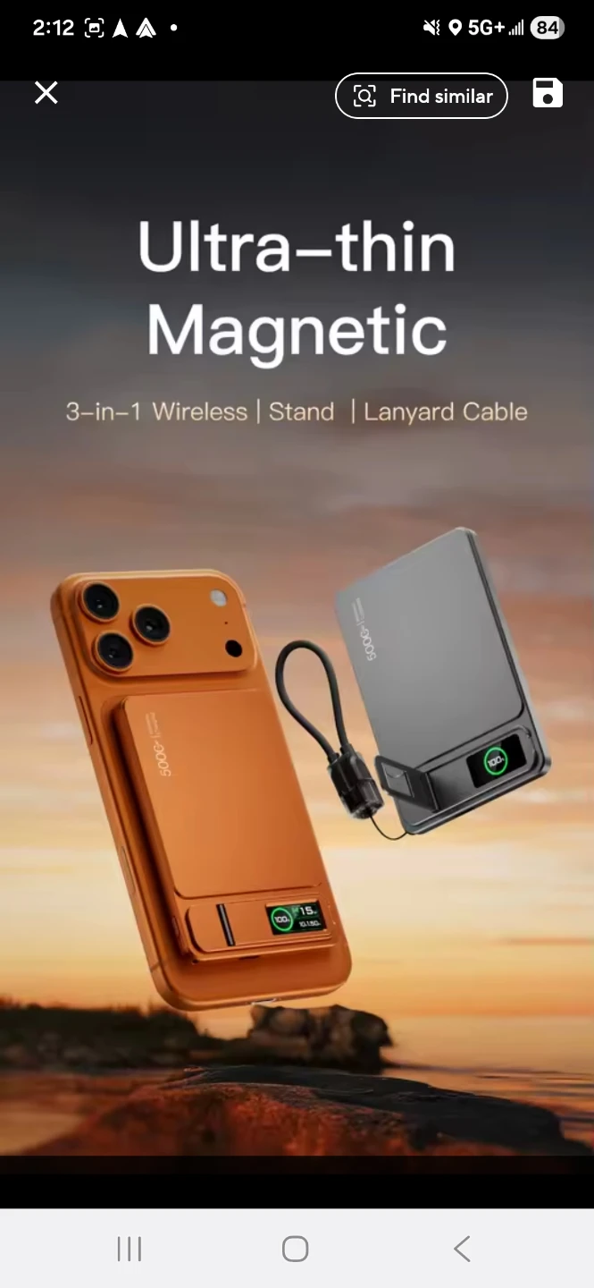 Portable Power Bank 10000mAh with Smart Display for iPhone ultra - photo 3