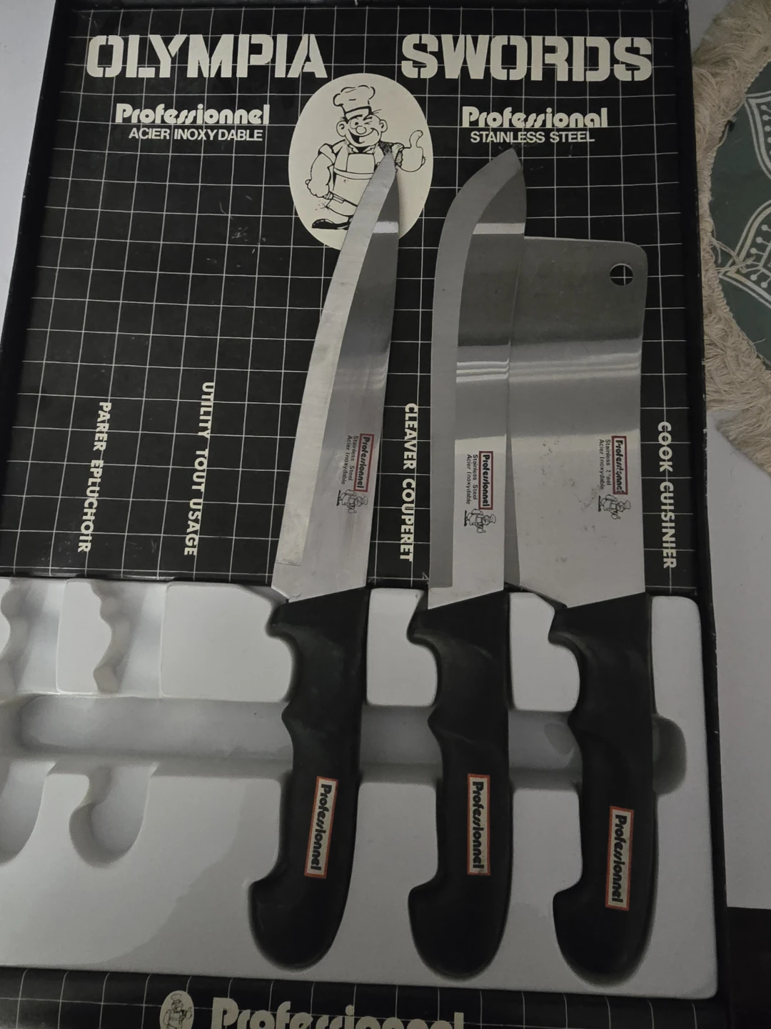 MOVING SALE Olympia Swords Professional Knife Set - New in Box - photo 2