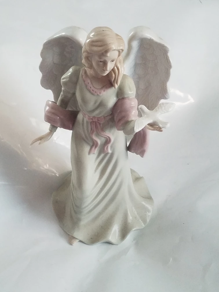 Angel Figurine with Dove