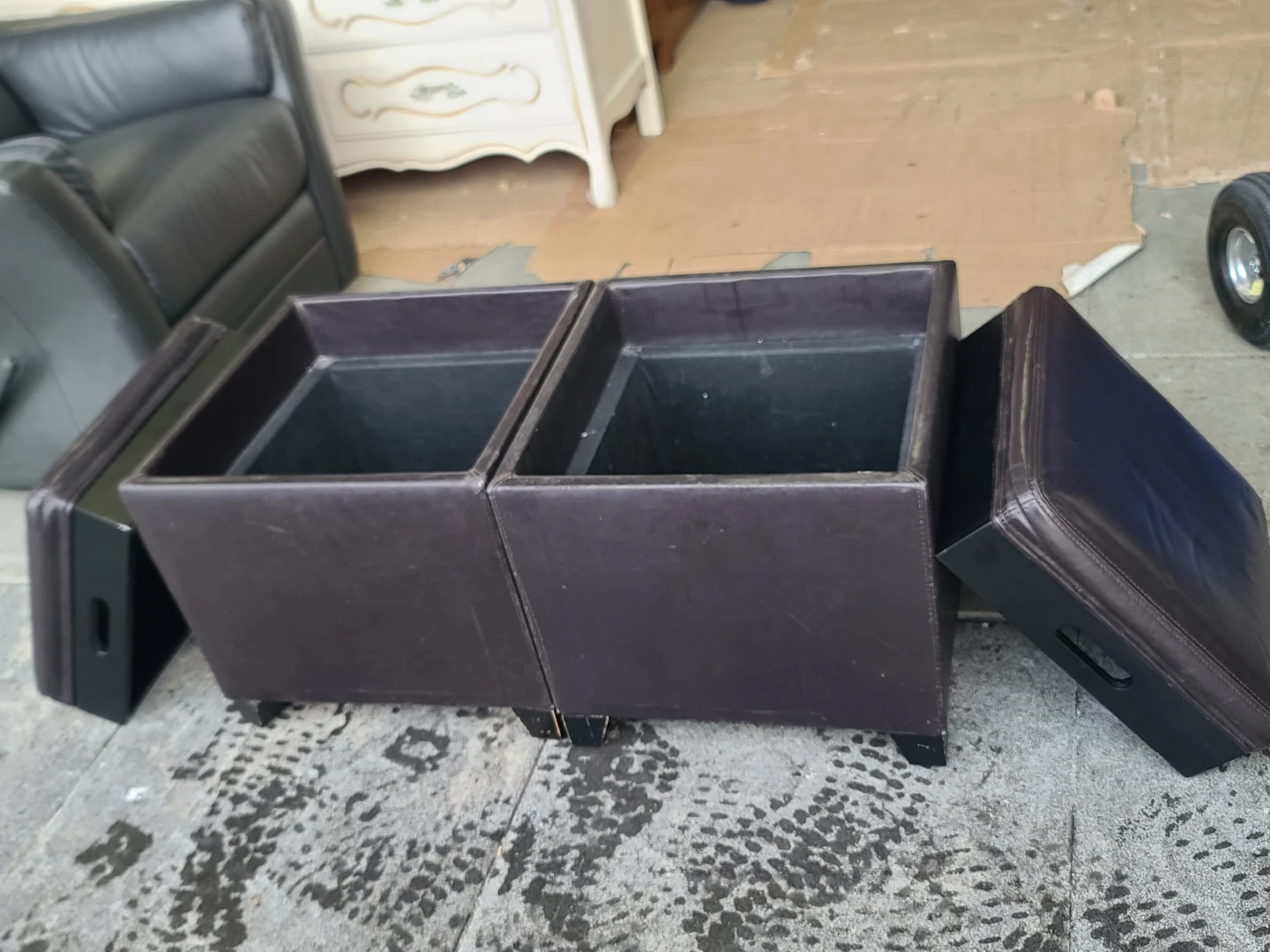Storage Ottoman Cubes - Set of 2 - photo 5