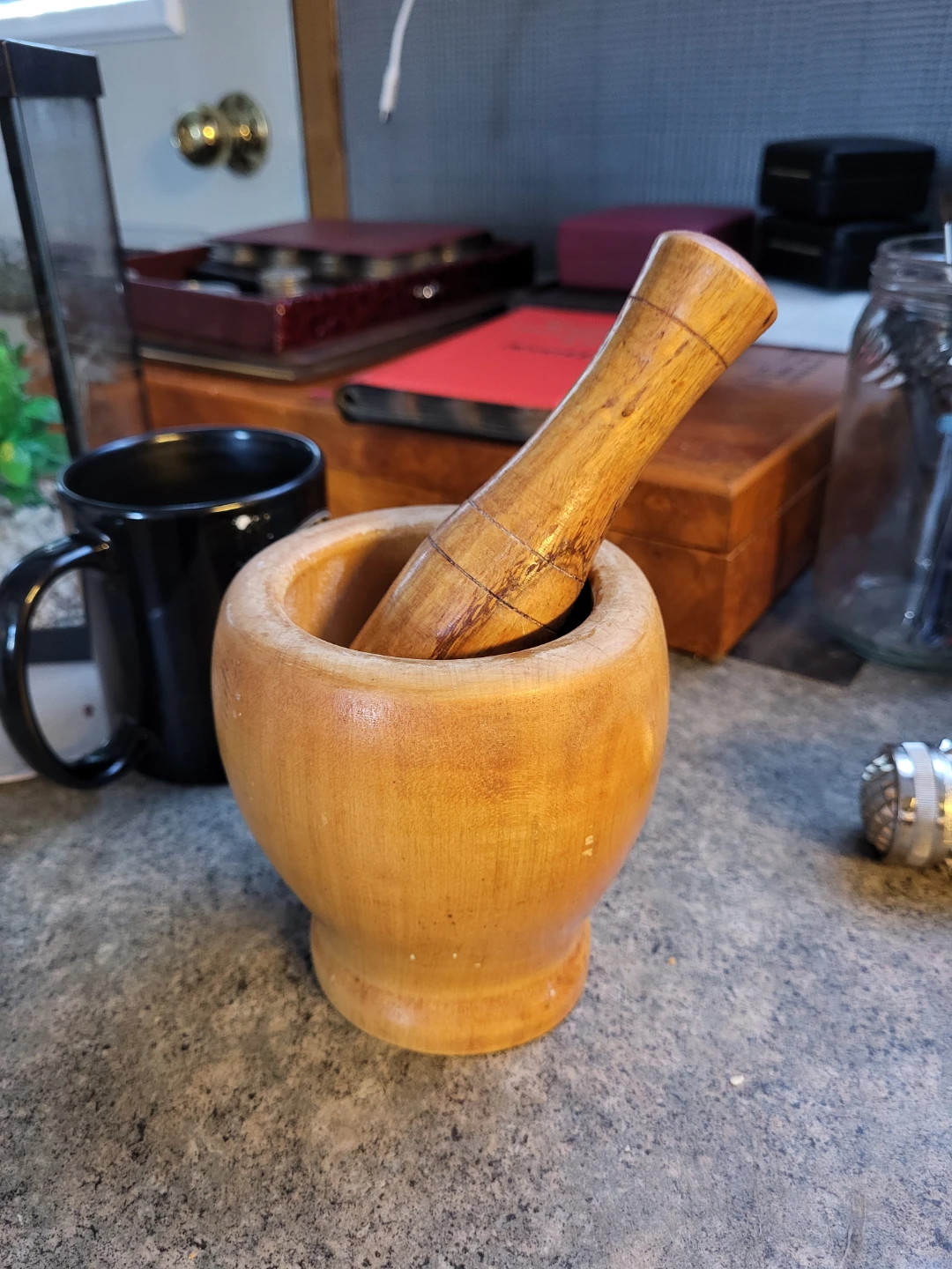 Wooden Mortar and Pestle FREE WITH ANY OTHER PURCHASE