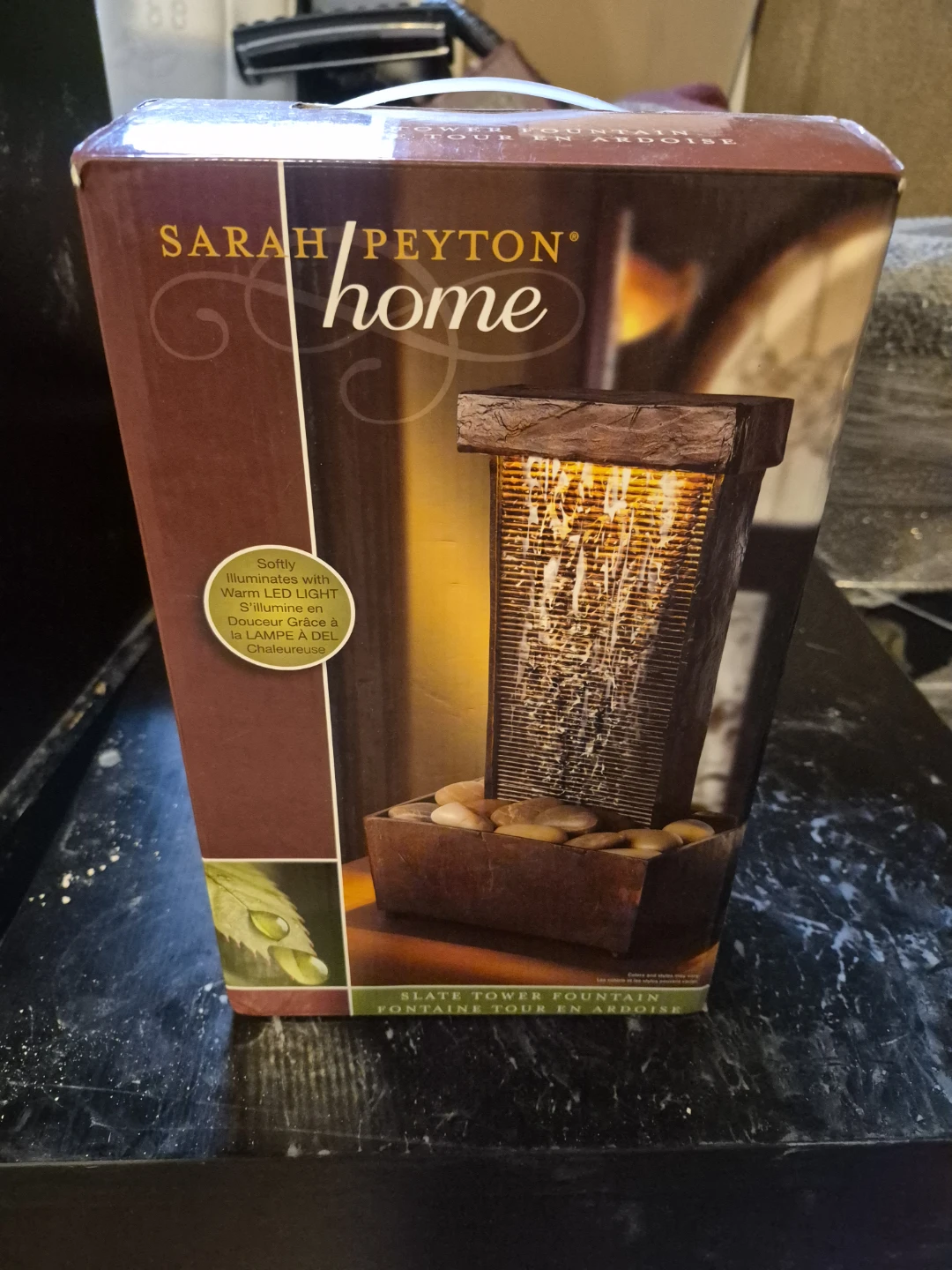Sarah Peyton Home Slate Tower Fountain