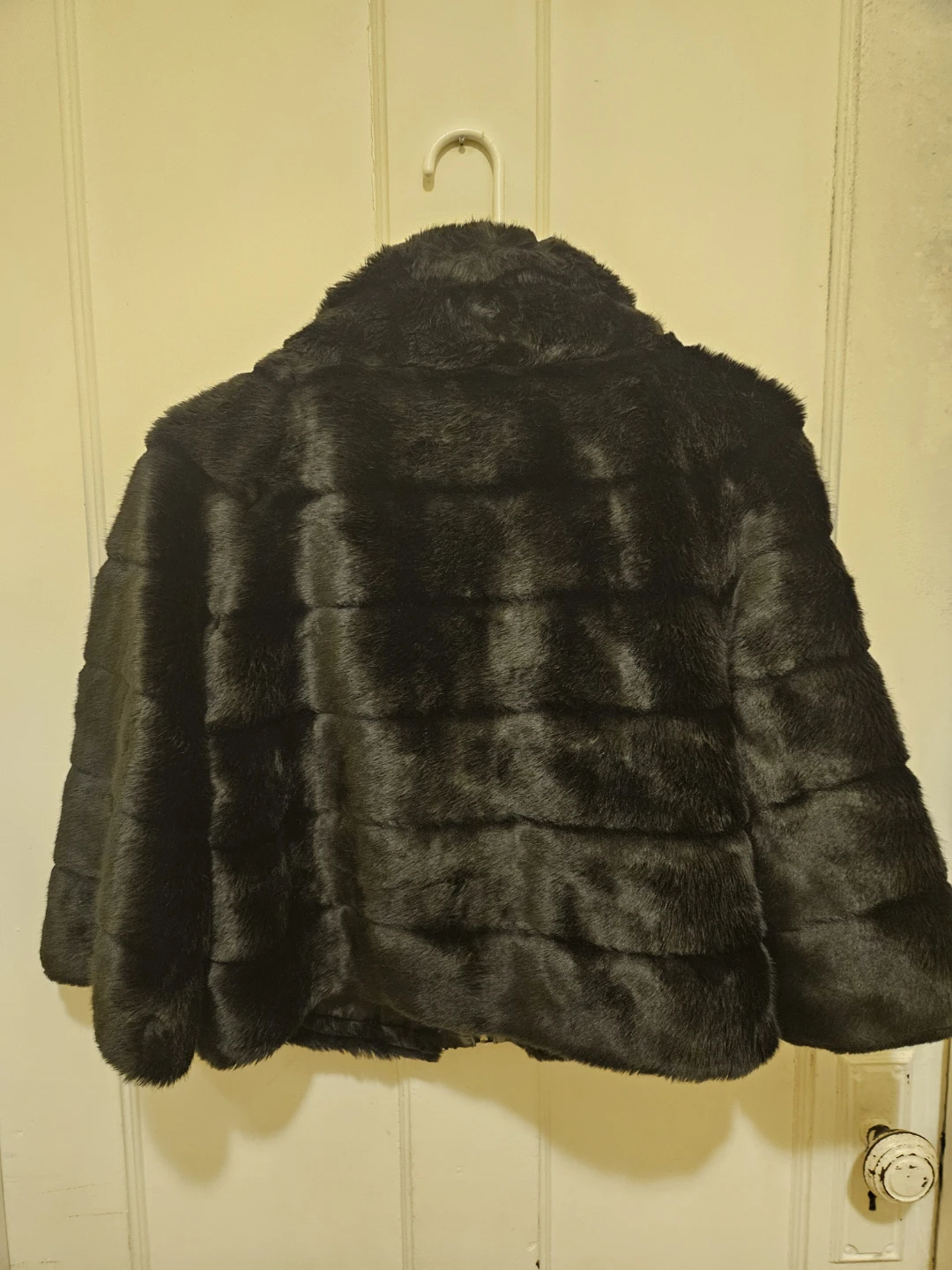 Love Token Black Faux Fur Jacket - photo 4