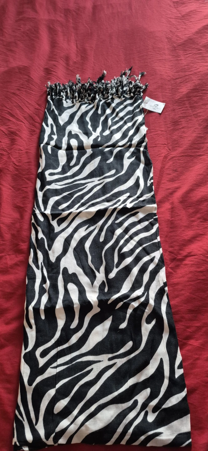 Into Africa Zebra Print Sarong