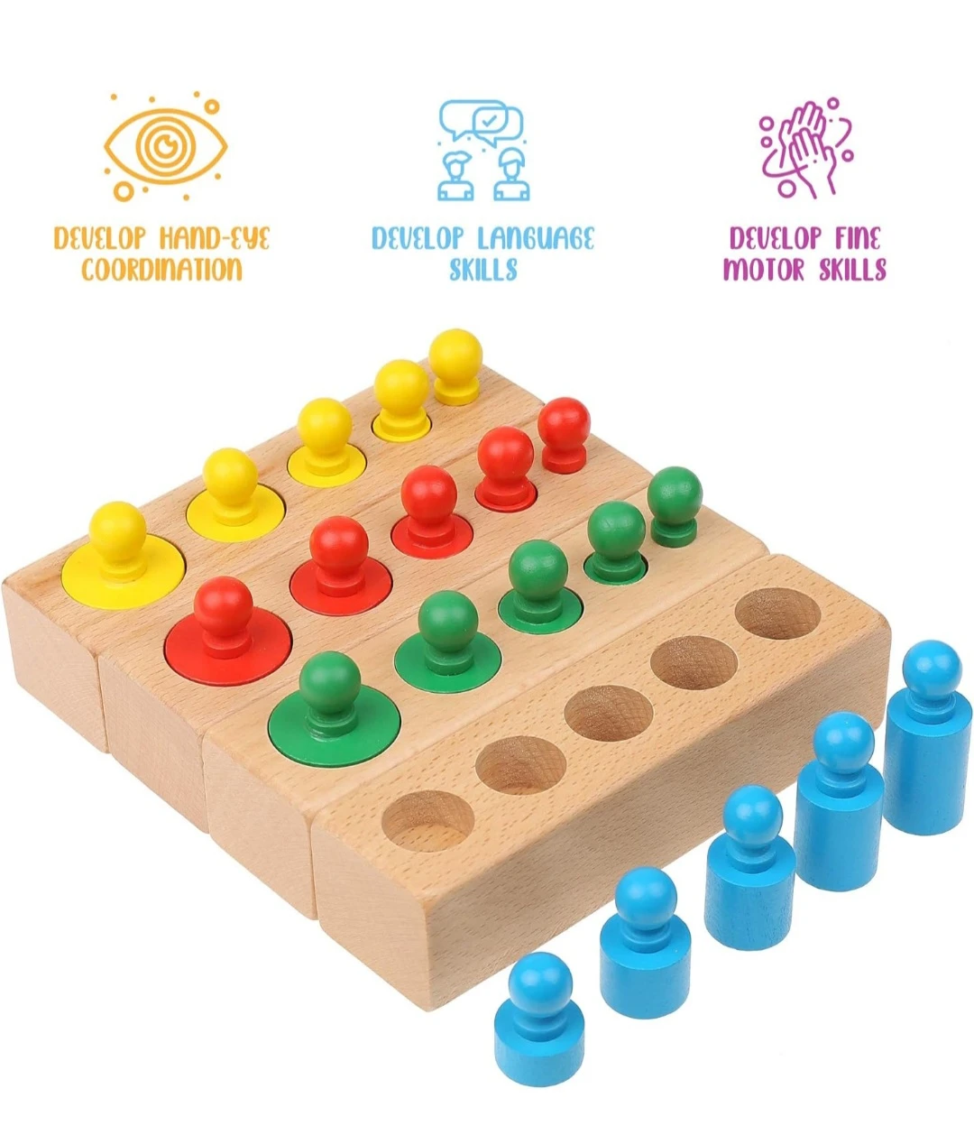 Boxiki Kids Montessori Toys | Wooden Blocks | Wooden Puzzle.... - photo 4