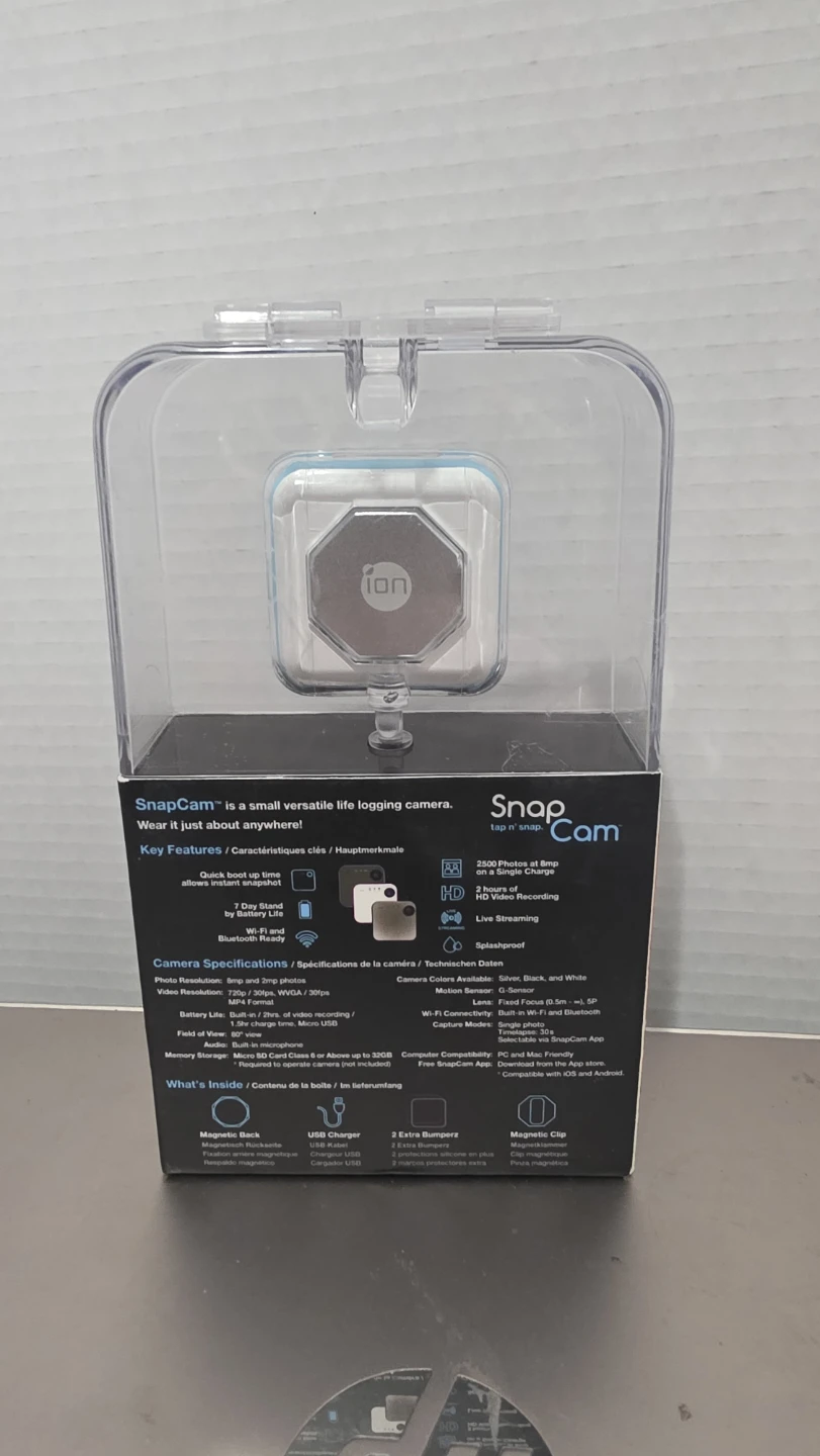 ION Snap Cam Wearable HD Video Camera Brand New Factory Sealed - photo 2