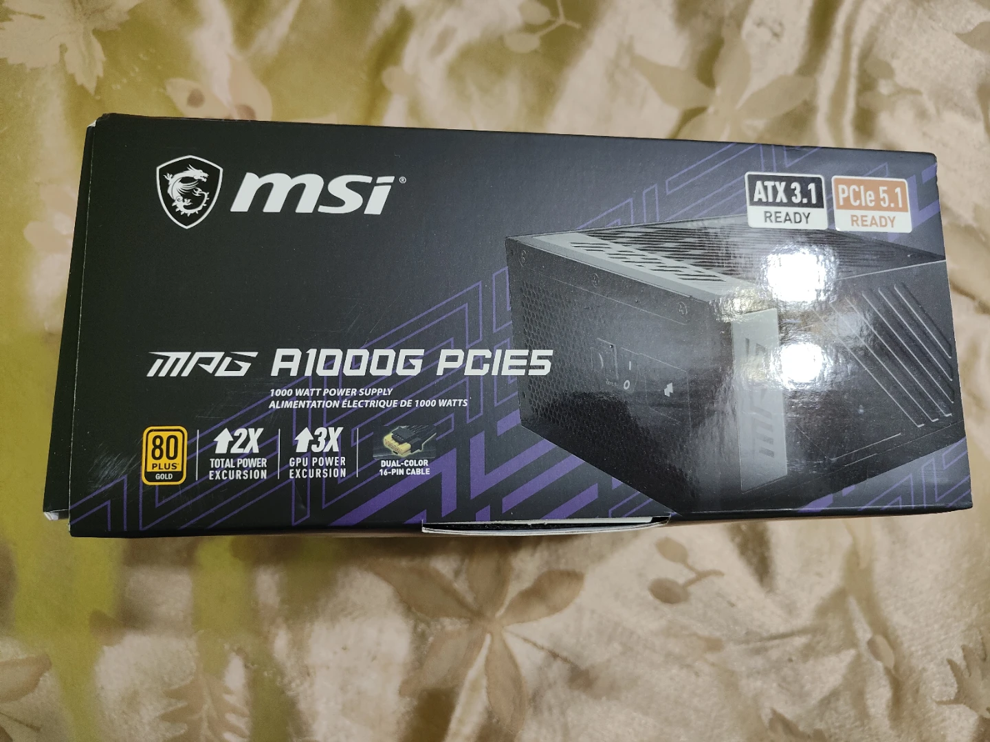 MSI MAG A1000G PCIE5 1000W Power Supply - New - photo 3