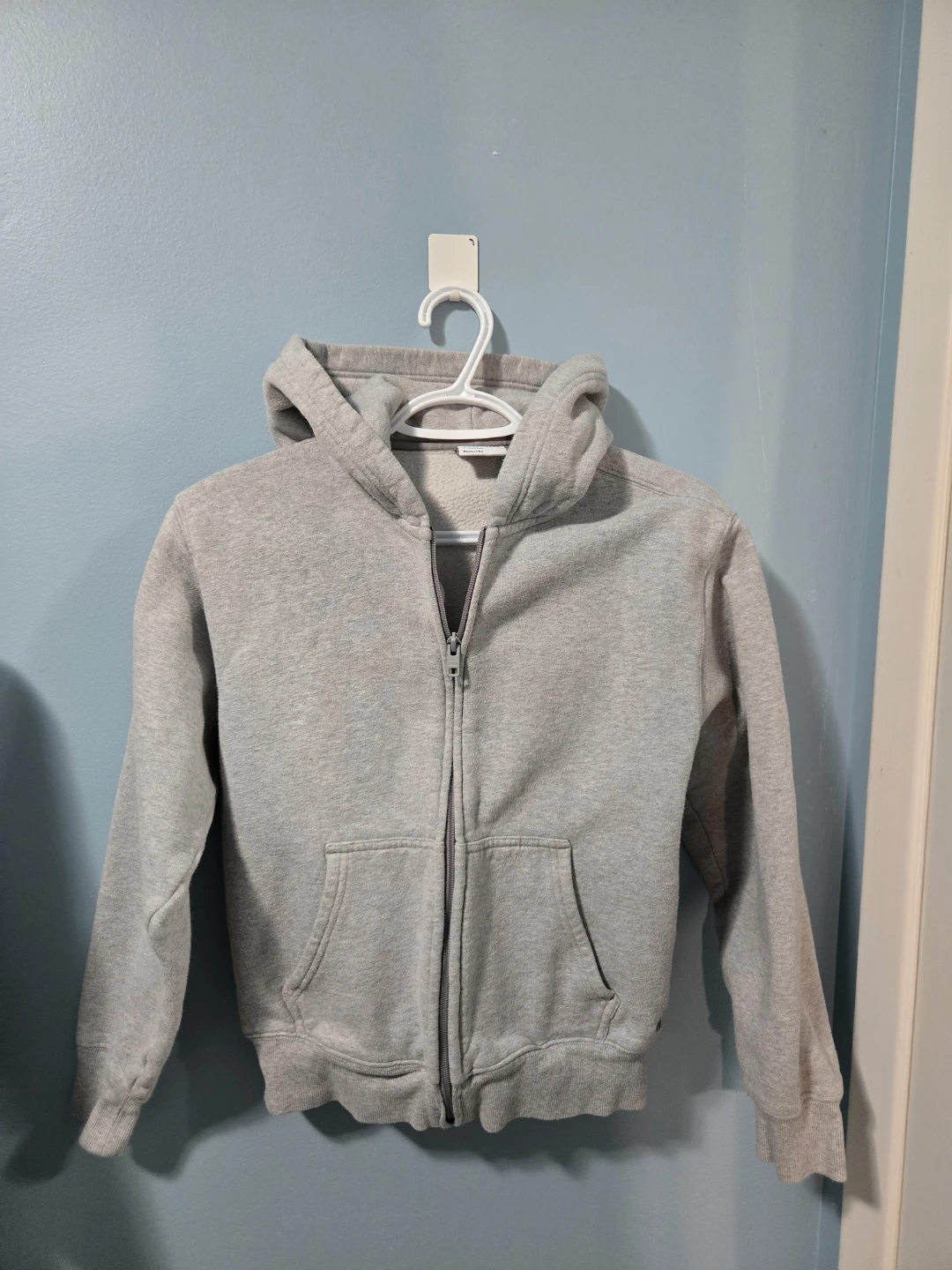 TNA Grey Fleece Zip-Up Hoodie XS