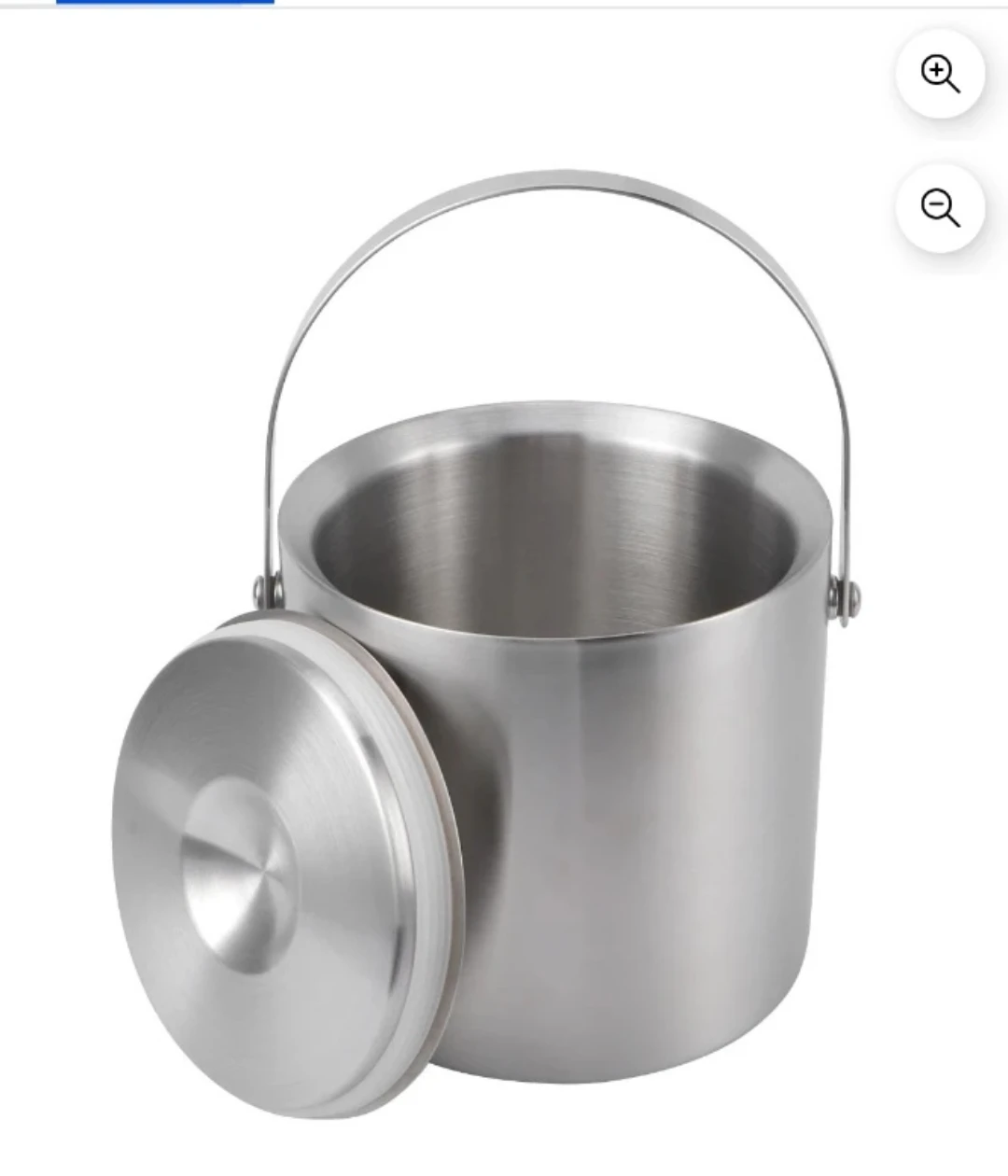 GERRIT Stainless Steel Ice Bucket w/ Scoop & Tongs
