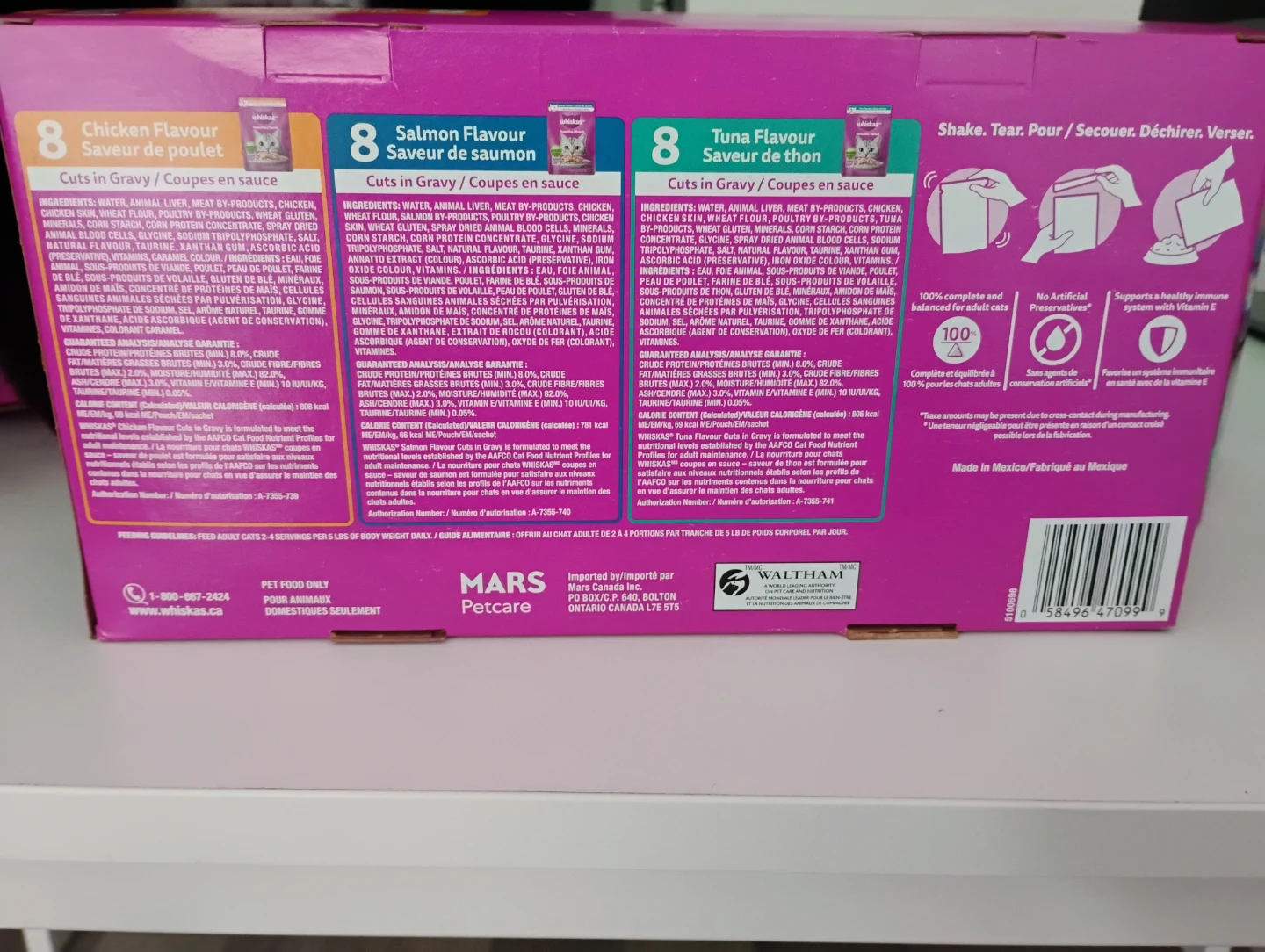 Whiskas Favourites/Favoris Cat Food Pouches (24 x 85g) - photo 2