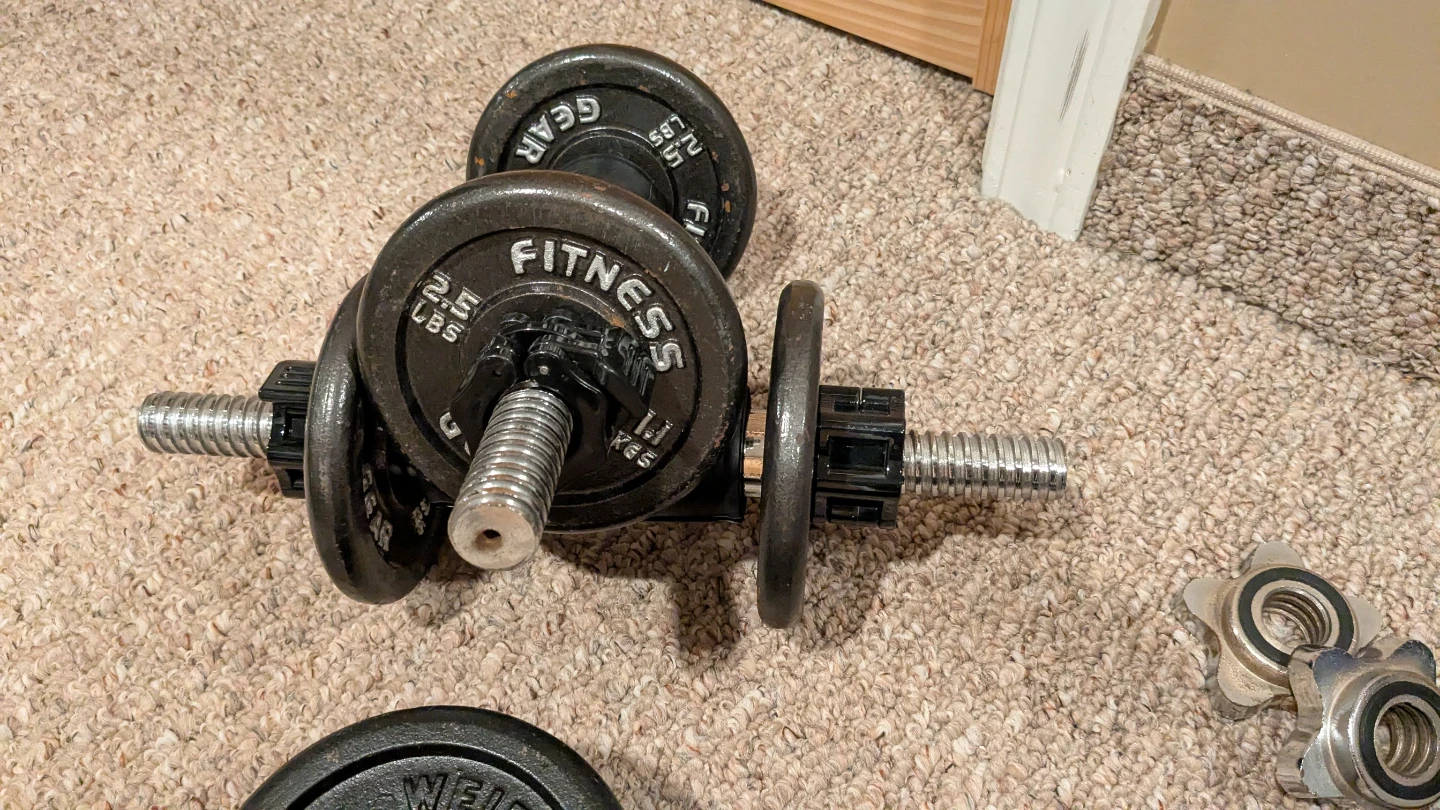 Weight Plates Set - Weider, Fitness Gear, DP