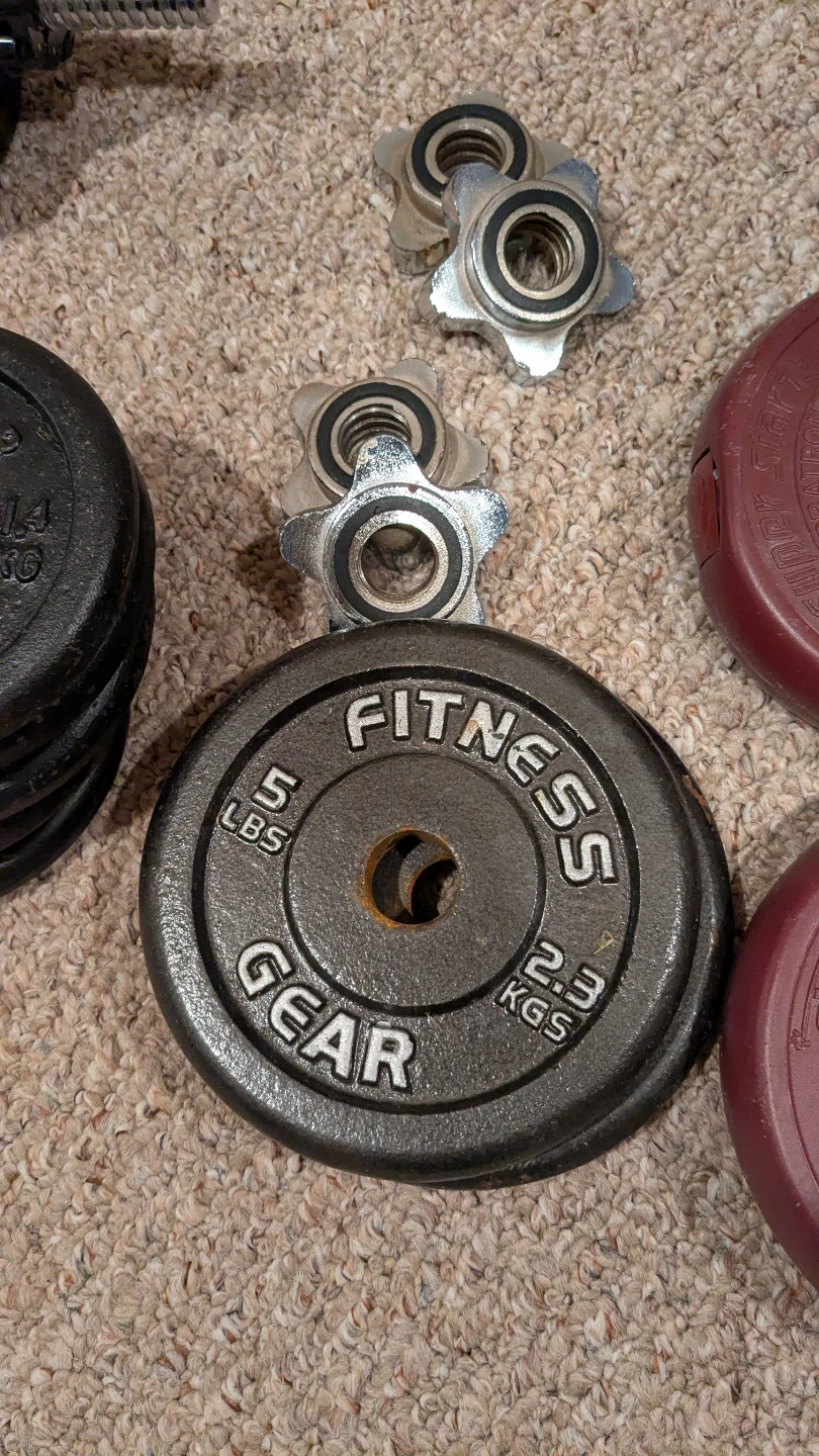 Weight Plates Set - Weider, Fitness Gear, DP - photo 3