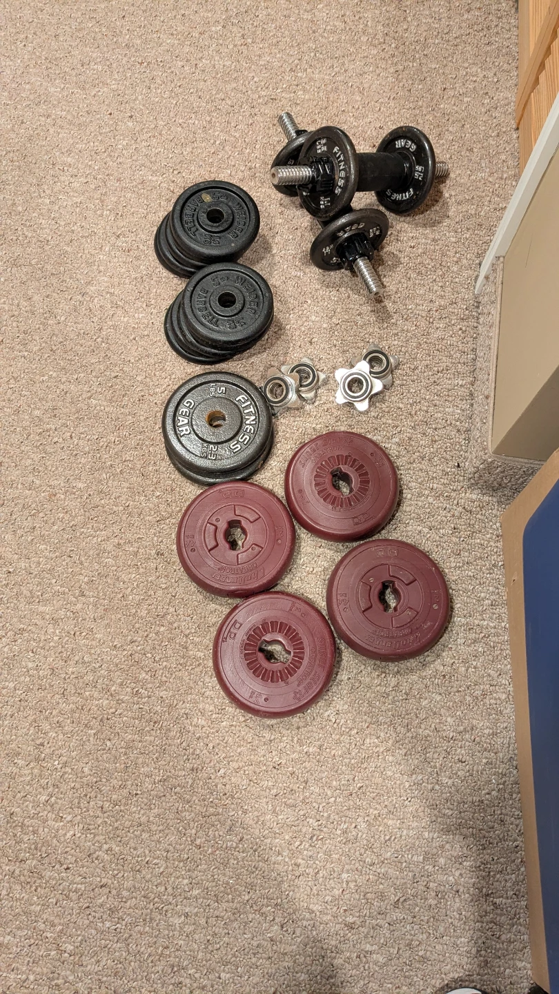 Weight Plates Set - Weider, Fitness Gear, DP - photo 5