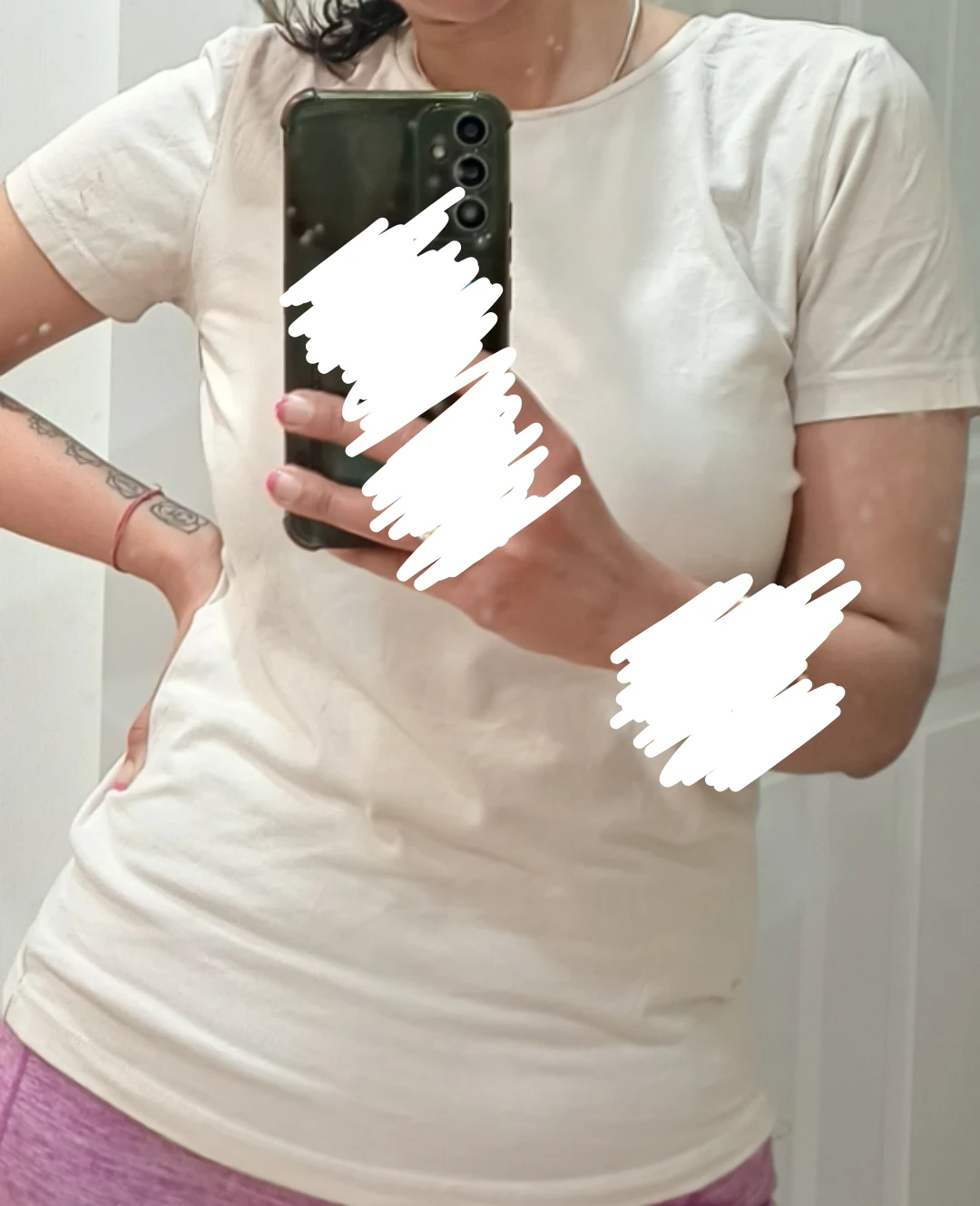 Cream coloured t-shirt