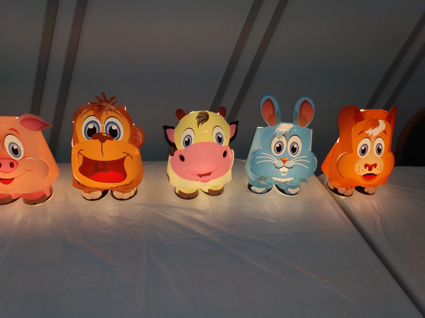 New kids animal characters table lamps pu pape Gough ave - photo 3