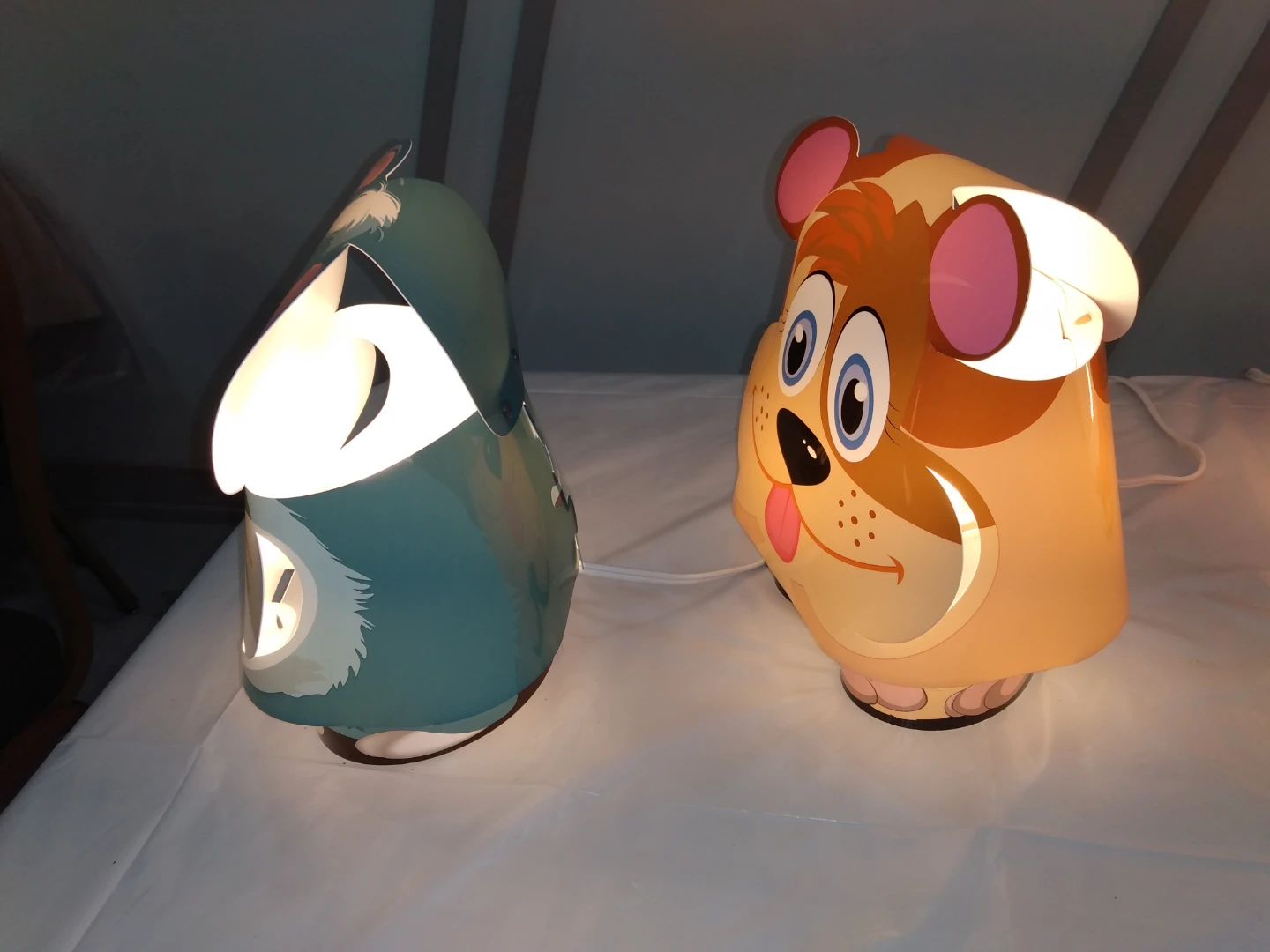 New kids animal characters table lamps pu pape Gough ave - photo 4
