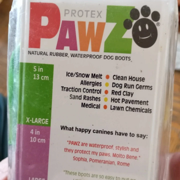 Protex Pawz Rubber Dog Boots Tiny - 12 Per Pack - photo 5