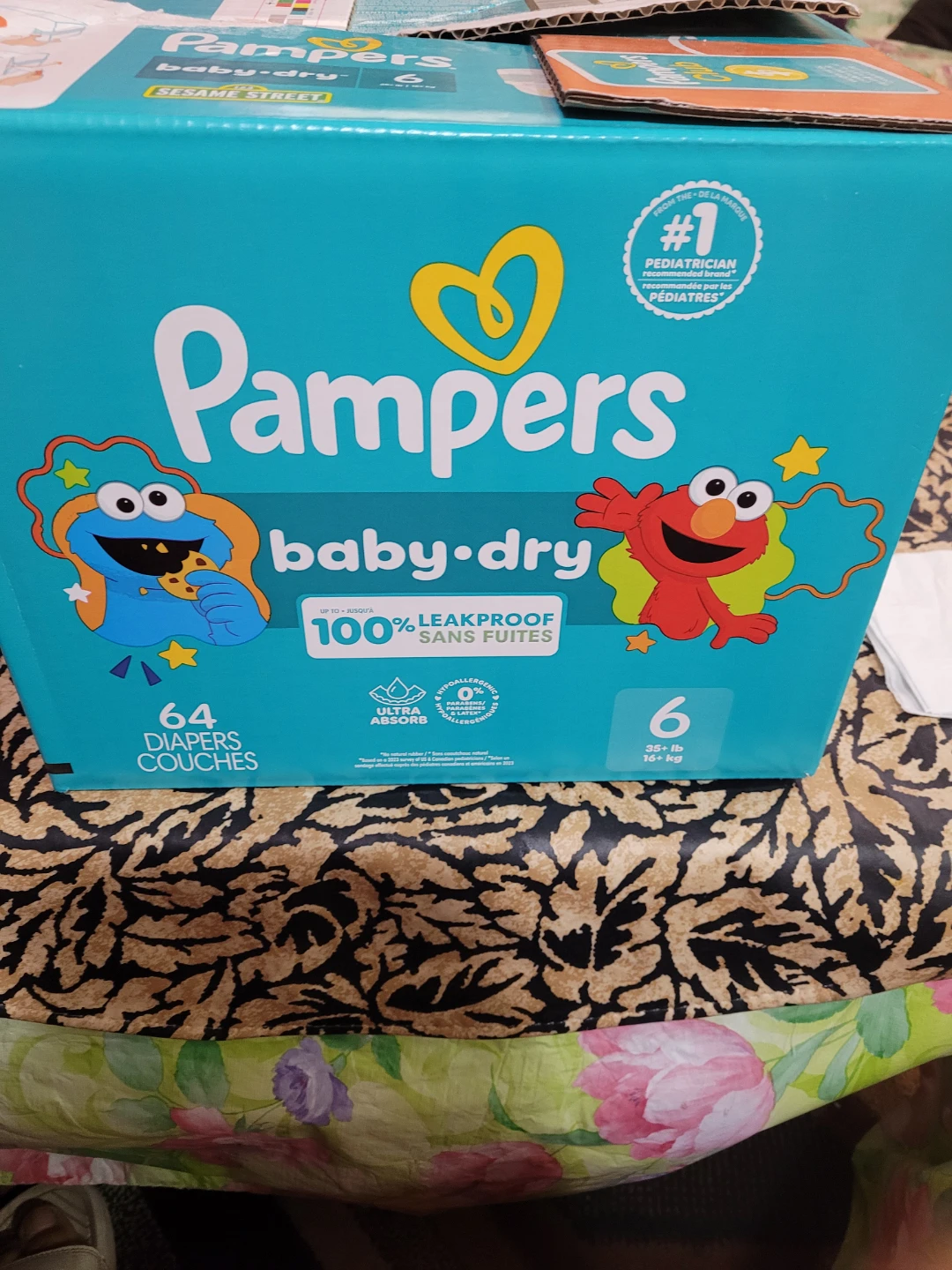 Pampers Baby Dry Size 6 (35+ lbs) - 64 Diapers
