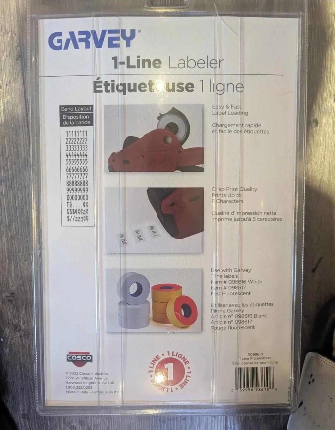 Garvey 1-Line Labeler - New in Box - photo 2