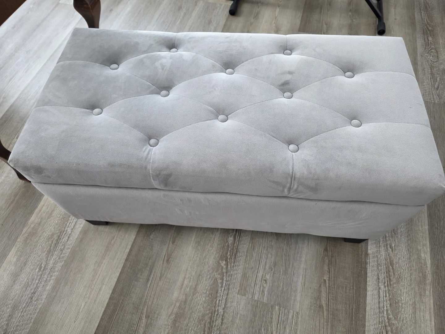 Bedroom bench with storage
