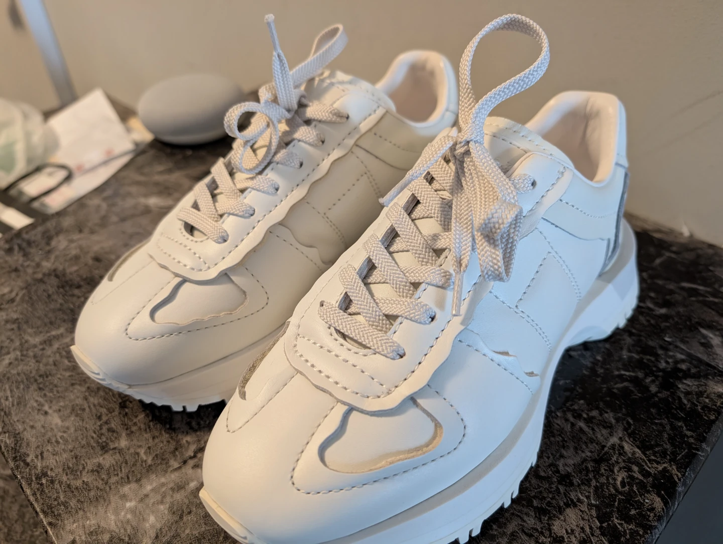 Maison Margiela New Evolution Paneled Sneakers - White