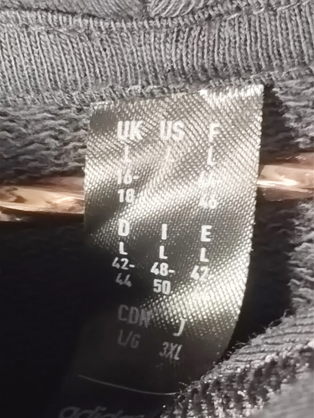 Adidas Black Hoodie - Size L/G (3XL) - photo 2