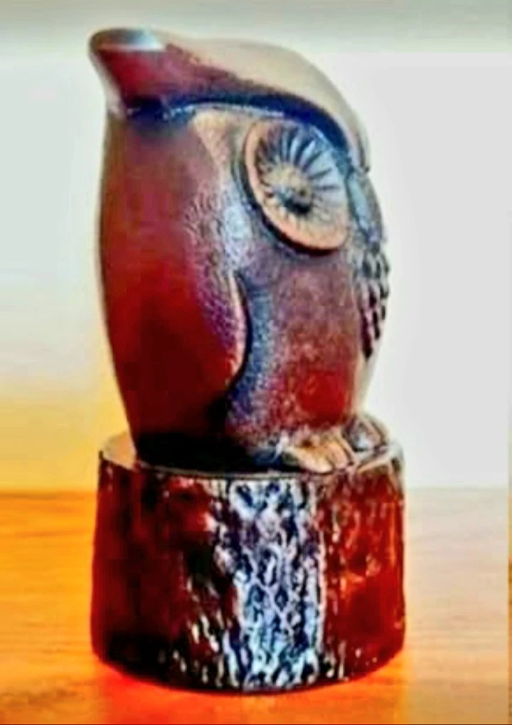 Unique Tall Bronze Owl San Pacific International - photo 3