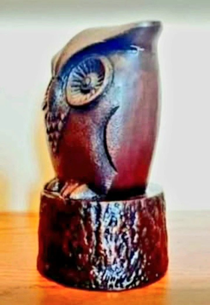 Unique Tall Bronze Owl San Pacific International - photo 4