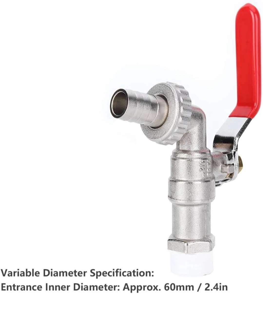 Oumefar Brass Faucet IBC Tank Adapter - photo 2