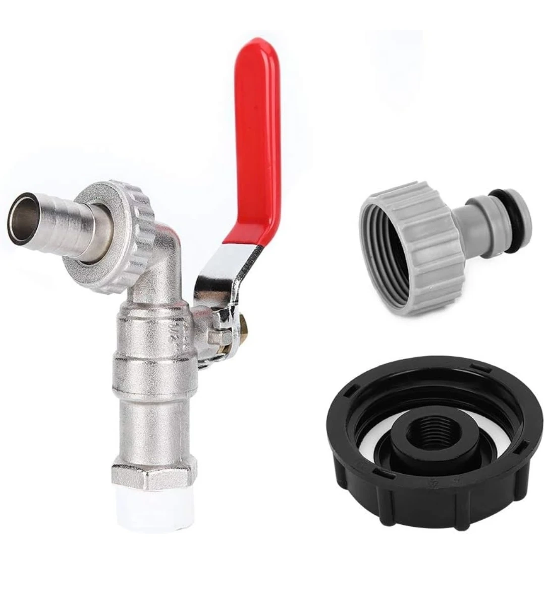 Oumefar Brass Faucet IBC Tank Adapter - photo 3