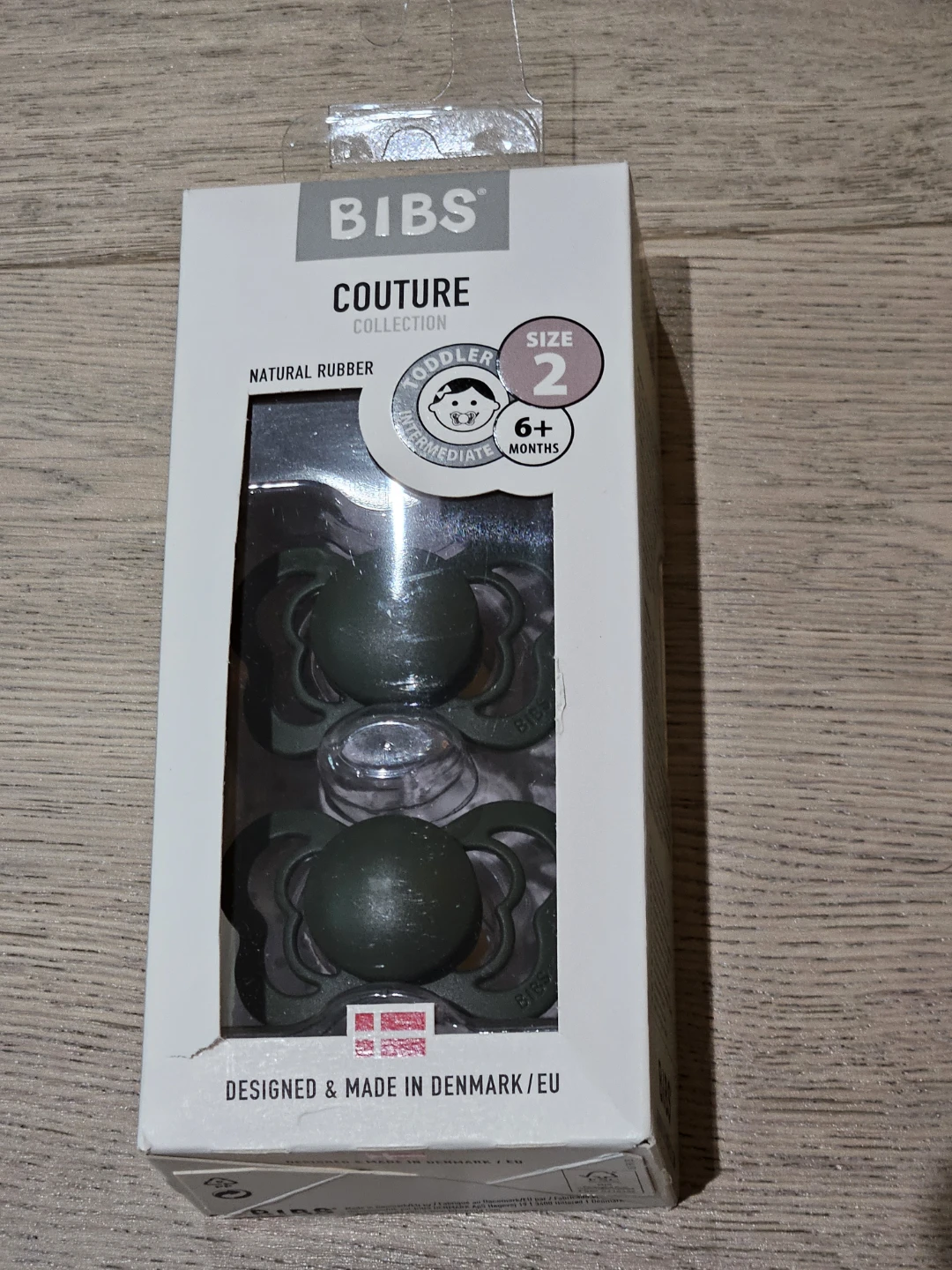 BIBS Couture Collection Size 2 Natural Rubber Pacifiers