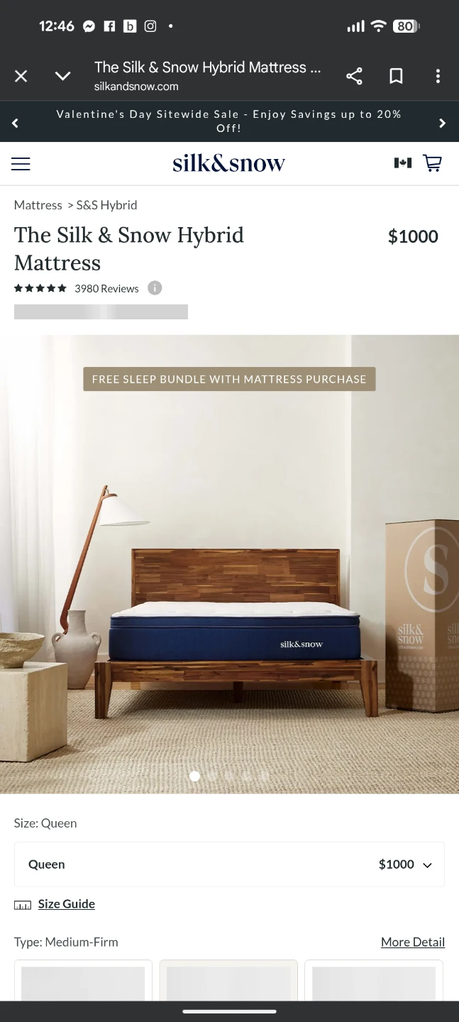 Silk & Snow The S&S Hybrid Mattress - Queen - photo 2