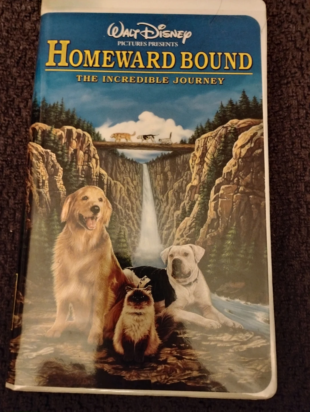 VINTAGE! VHS - HOMEWARD BOUND: THE INCREDIBLE JOURNEY