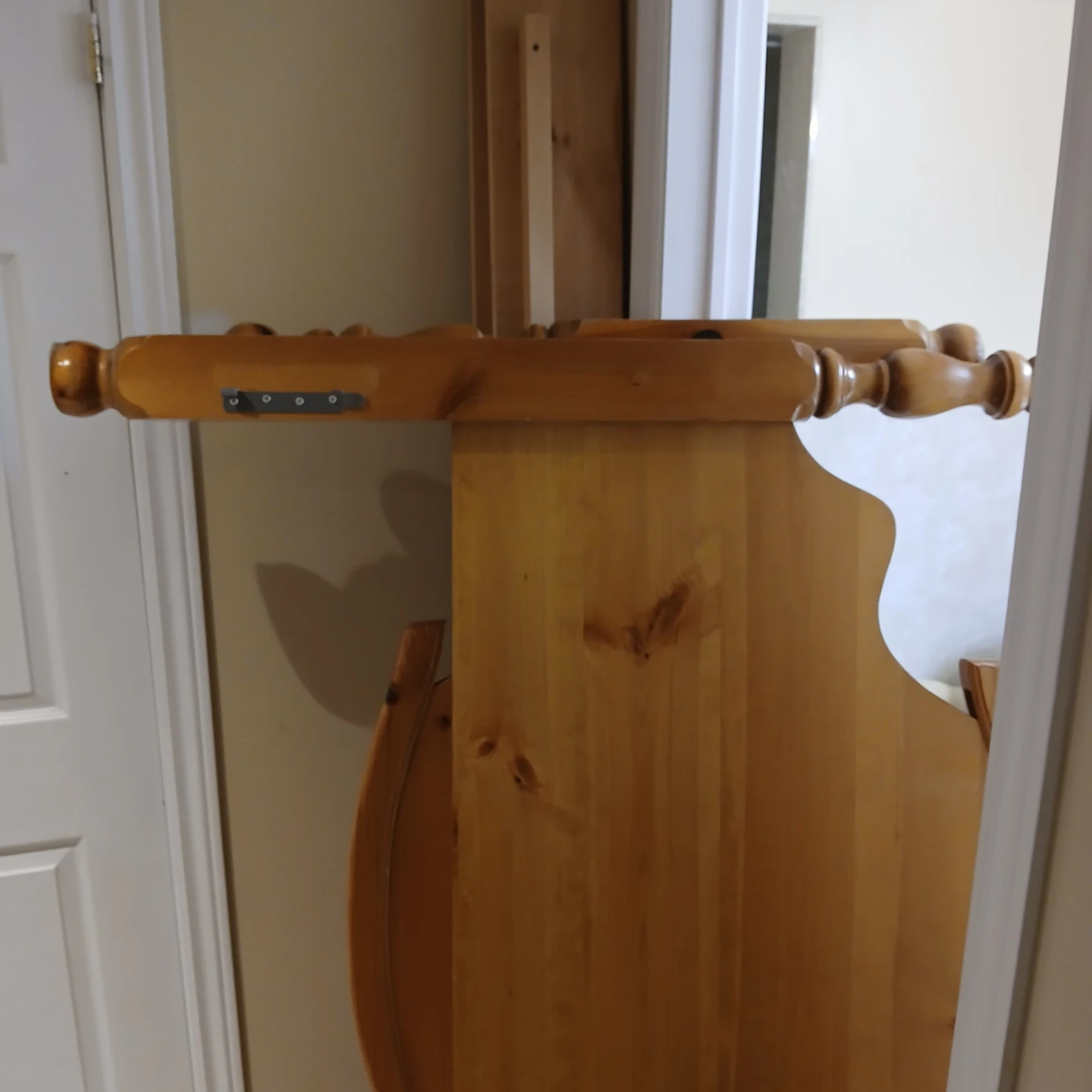 Wooden Bed Frame and Nightstand - photo 3