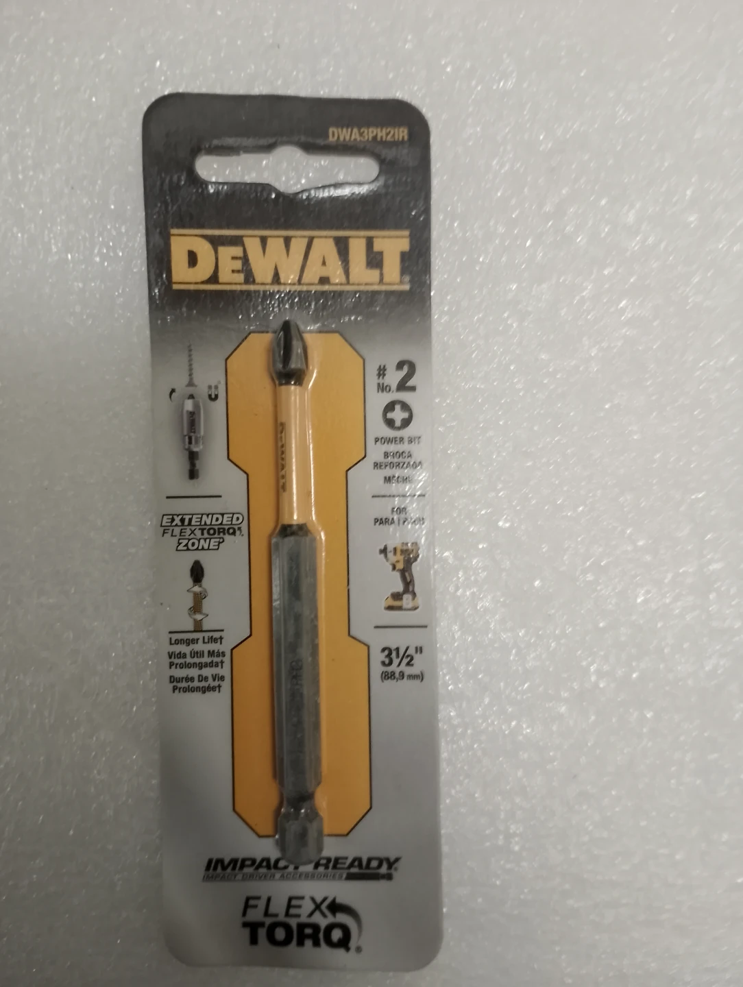BNIB!!! DeWalt DWA3PH21R 3 1/2" Power Bit