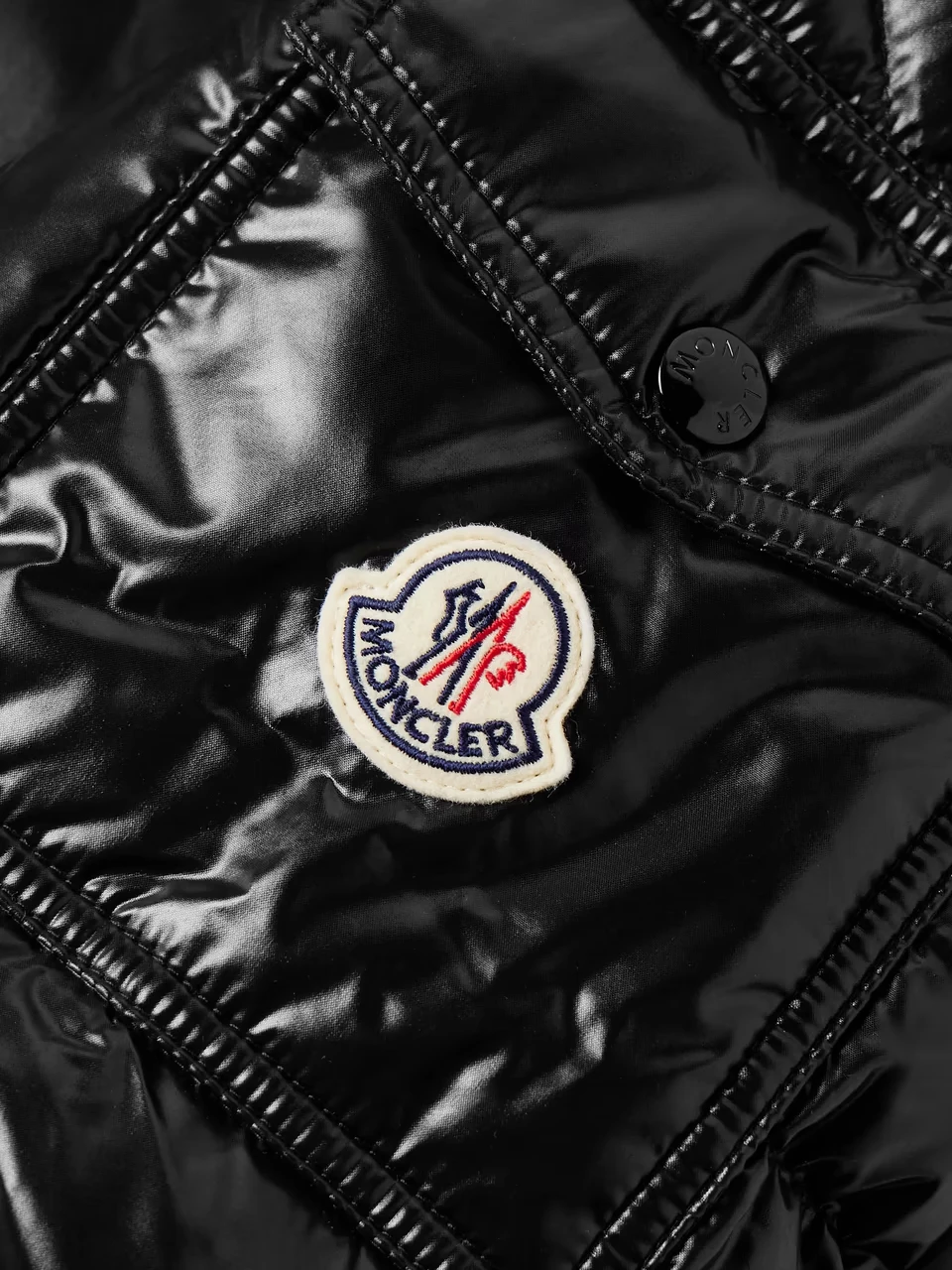 Moncler Black Padded Down Jacket - photo 2