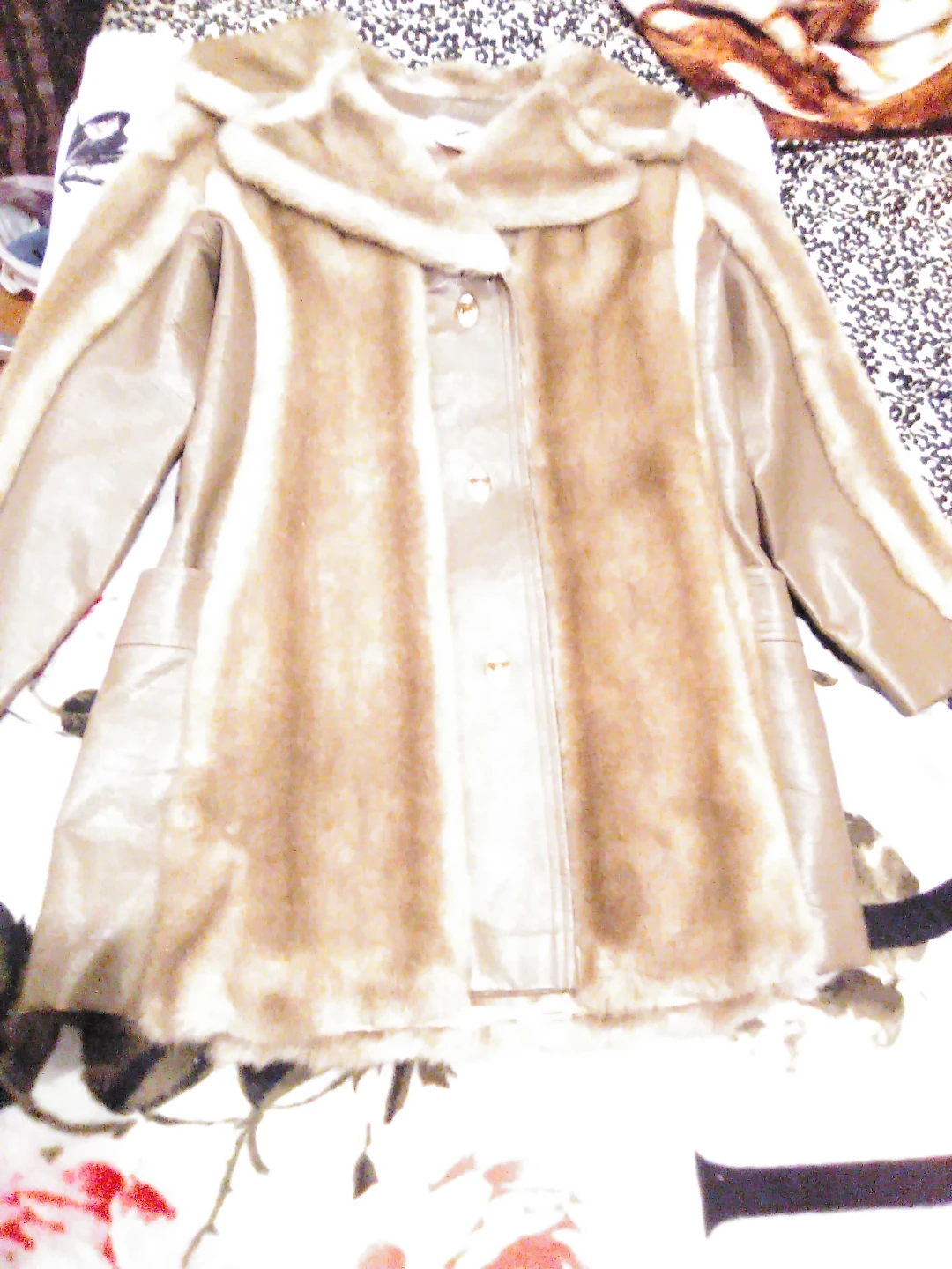 Career Originals Vintage Fur Coat - Size S