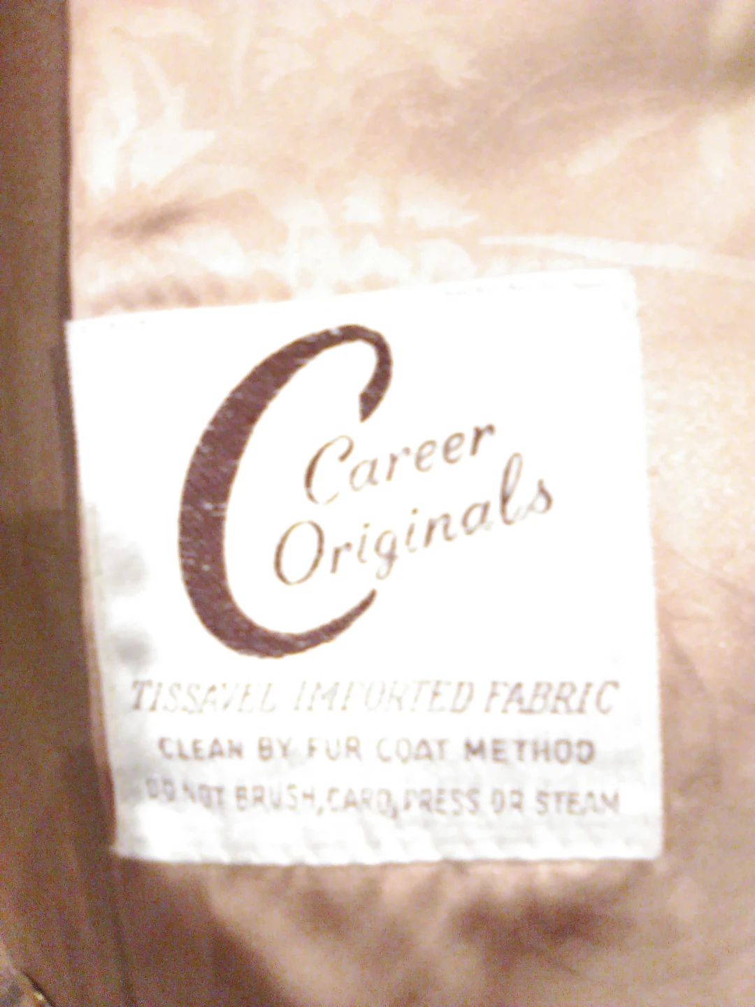 Career Originals Vintage Fur Coat - Size S - photo 2