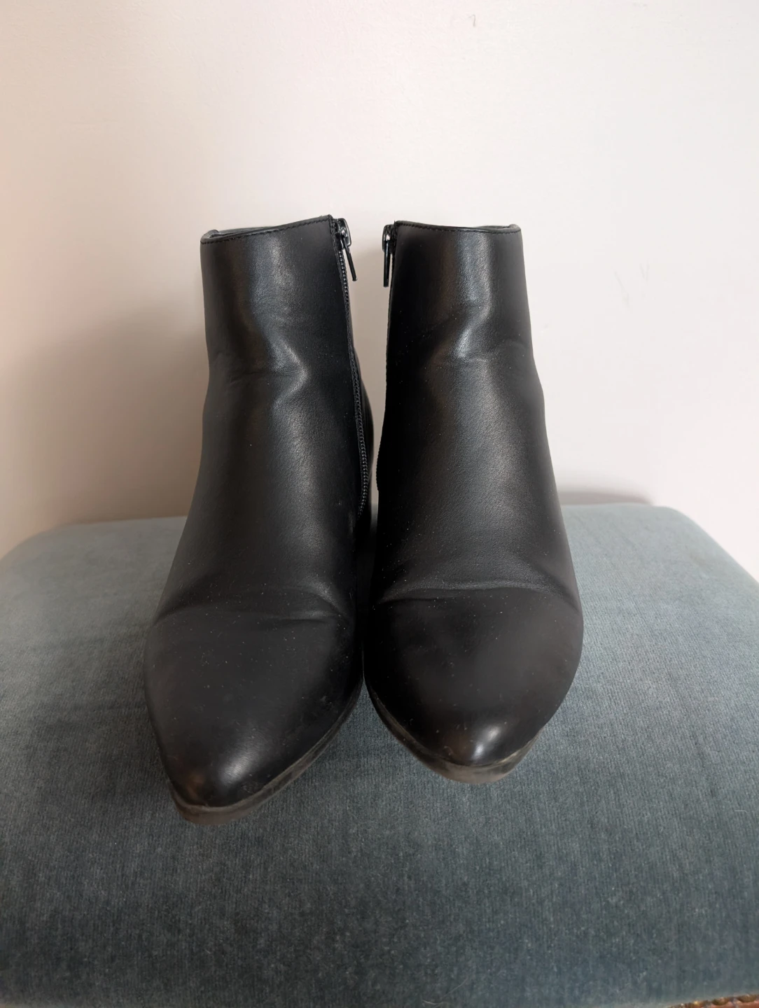 Black ankle boots