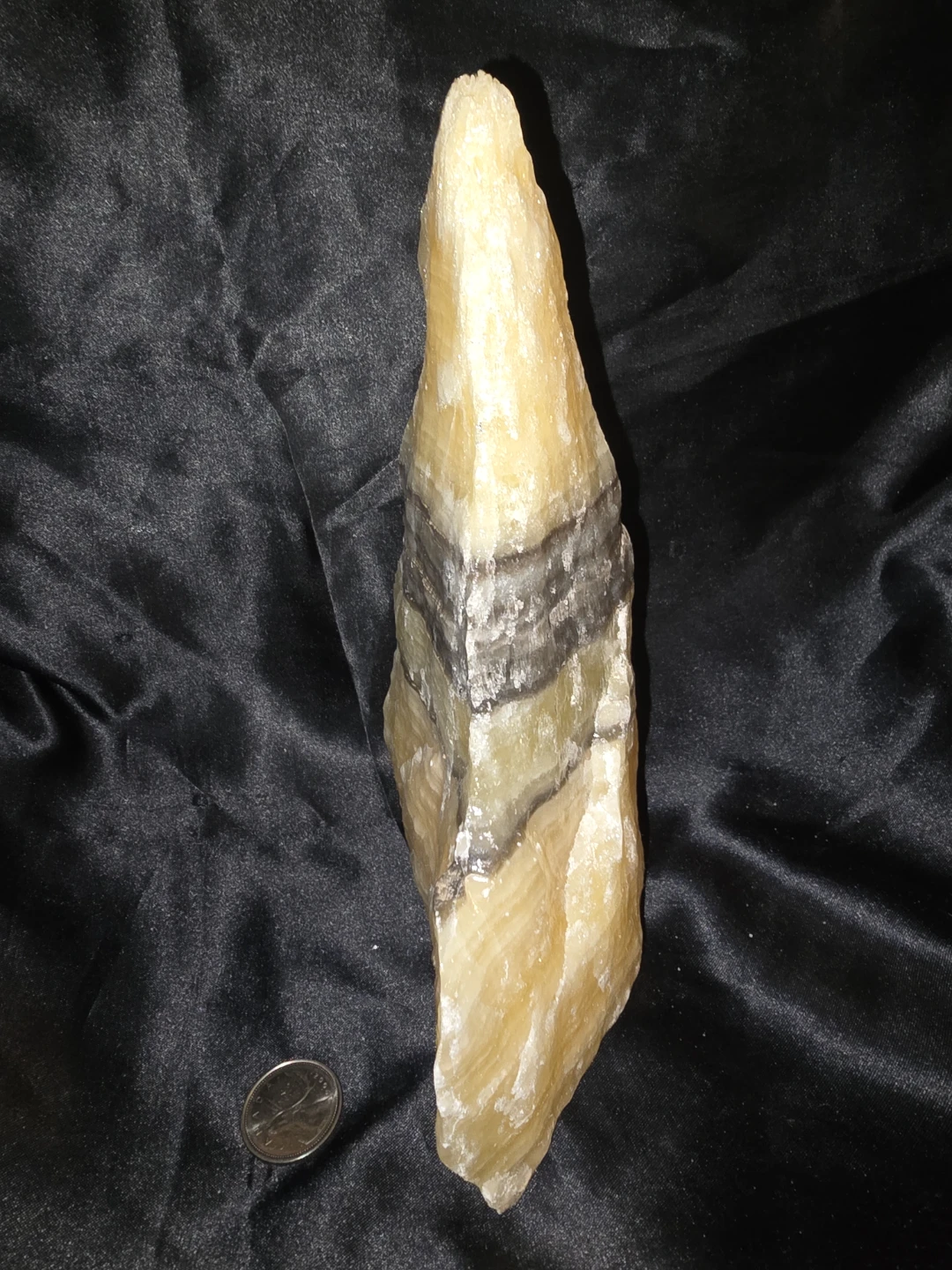 Yellow Zebra Calcite Crystal - photo 3