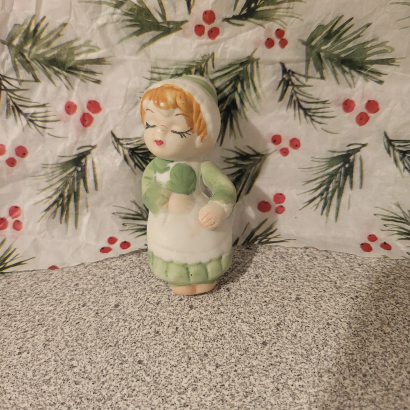 Vintage Ceramic Girl Figurine