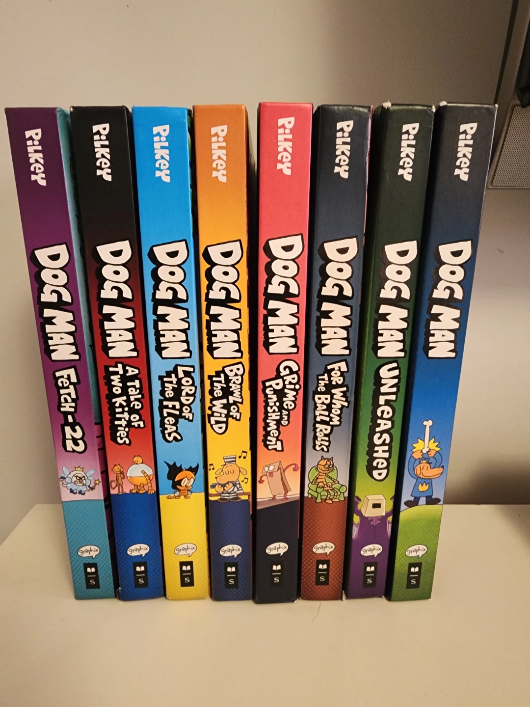 Dog Man Book Series by Dav Pilkey (7 Books)