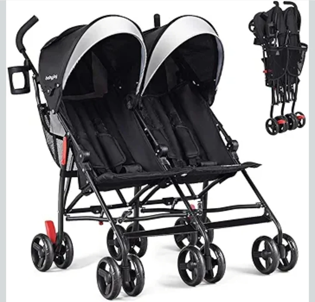 BabyJoy Double Stroller - Lightweight & Flexible