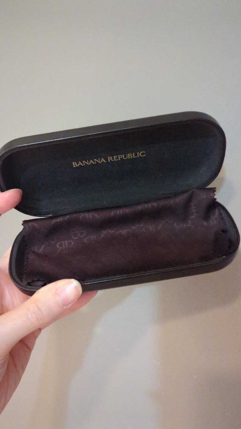 Banana Republic Glasses Case with Cleaning Cloth