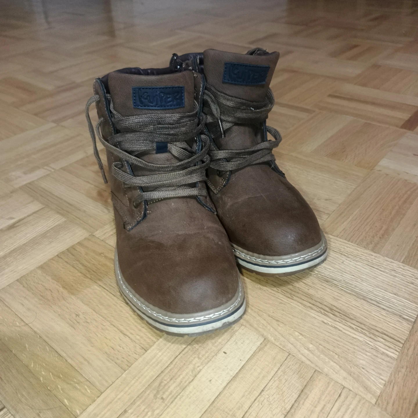 KUiper Brown Suede Lace-Up Boots waterproof - photo 4