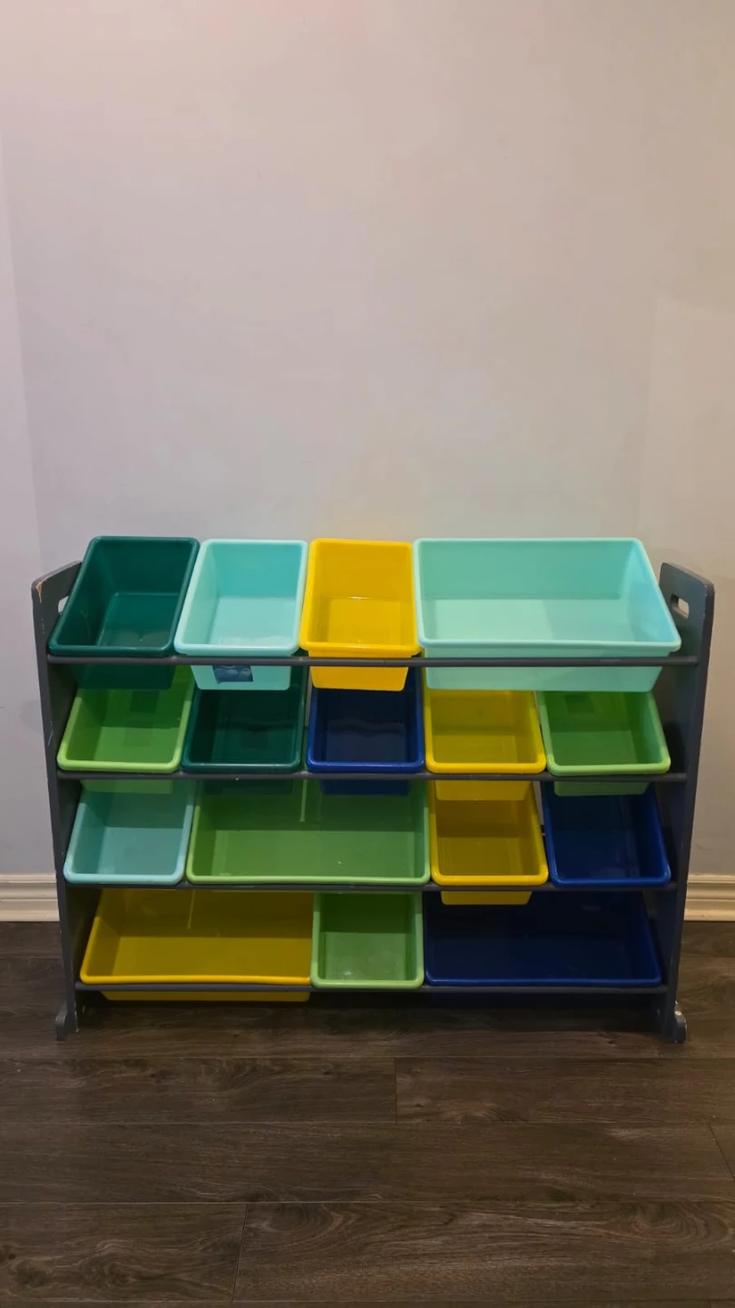 Kids Toy Organizer, 16 Storage Bins.